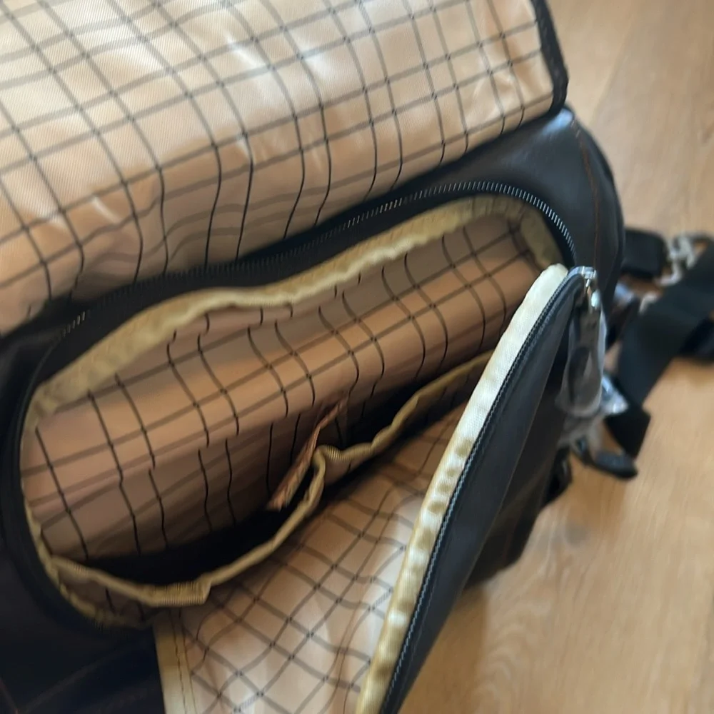 Chelsea & Scott backpack style diaper bag with optional strap